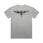Angel Bat Tee - Faded Storm