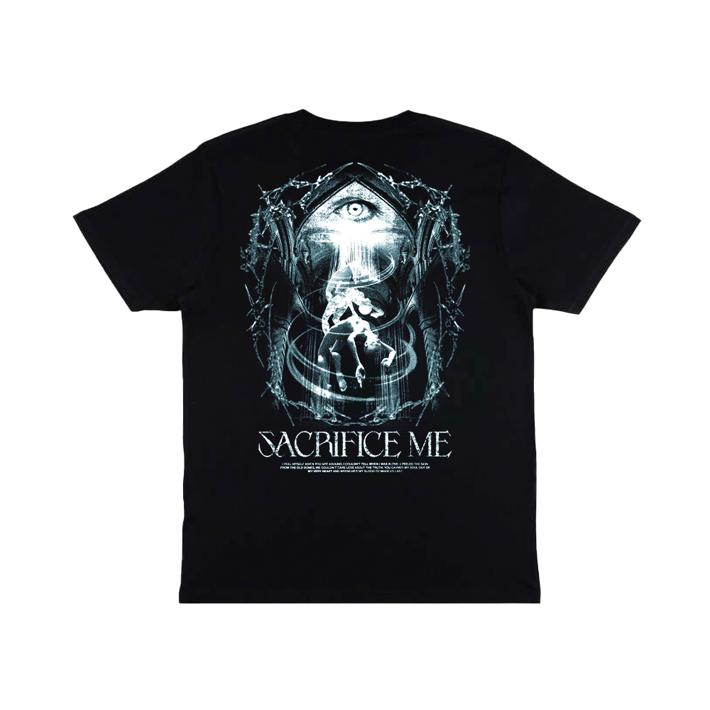 Sacrifice Me Tee - Black